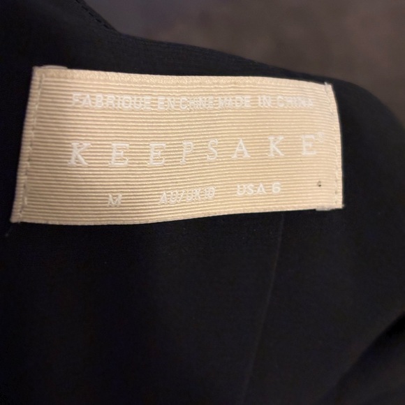 KEEPSAKE the Label Black Asymmetrical Slit Gown - Picture 4 of 6